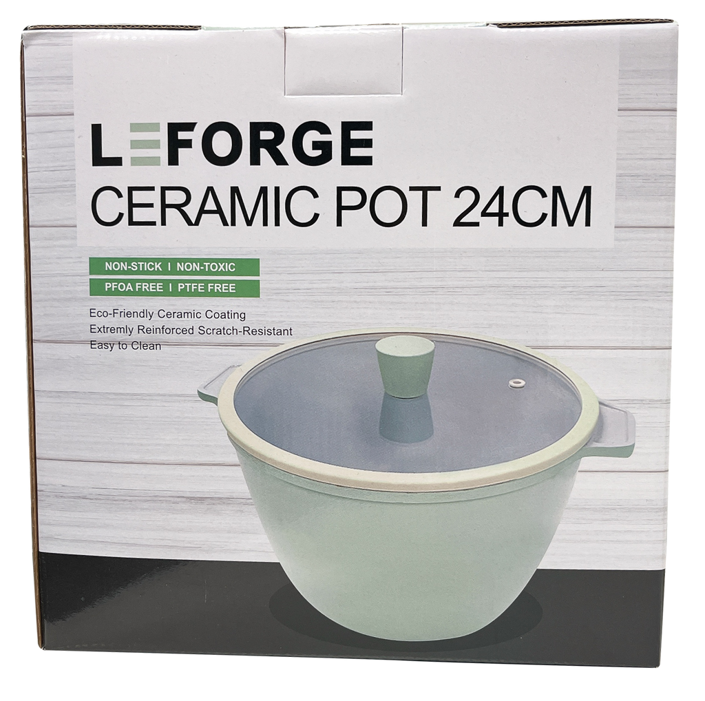 Leforge Crystal Pot 24cm – Grain & Bowls