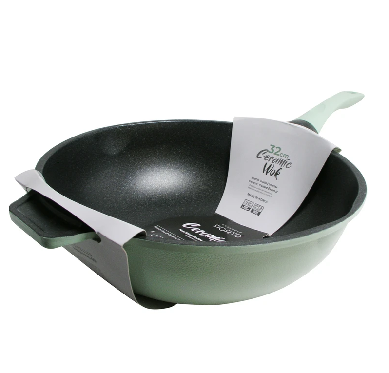 Porto Ceramic Wok 32cm (6.9 LITER)