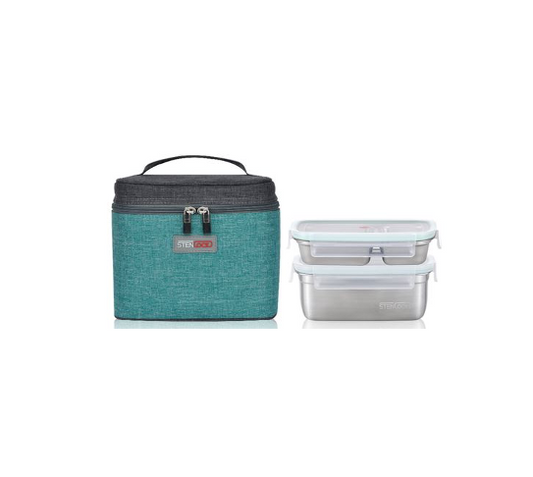 GB Stenlock Rec. Lunch Box w/Bag (500ml/1000ml)