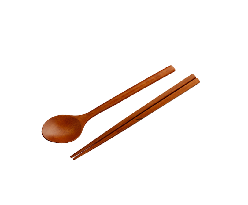 Lacquered Wood Spoon Set