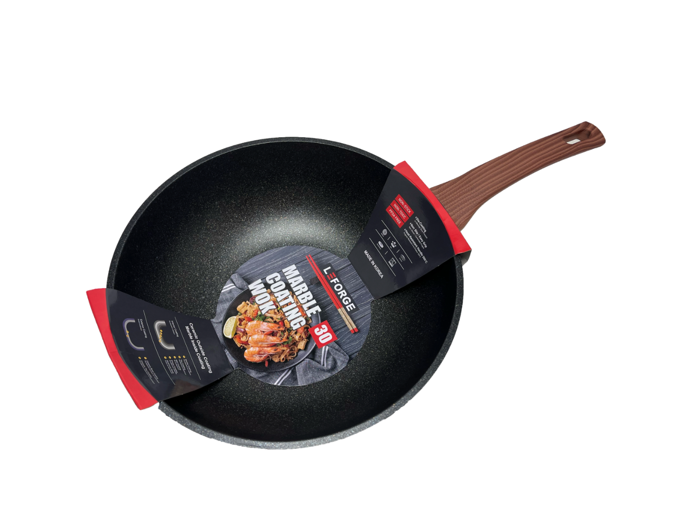 Leforge Wok 30cm (5.4 LITER)