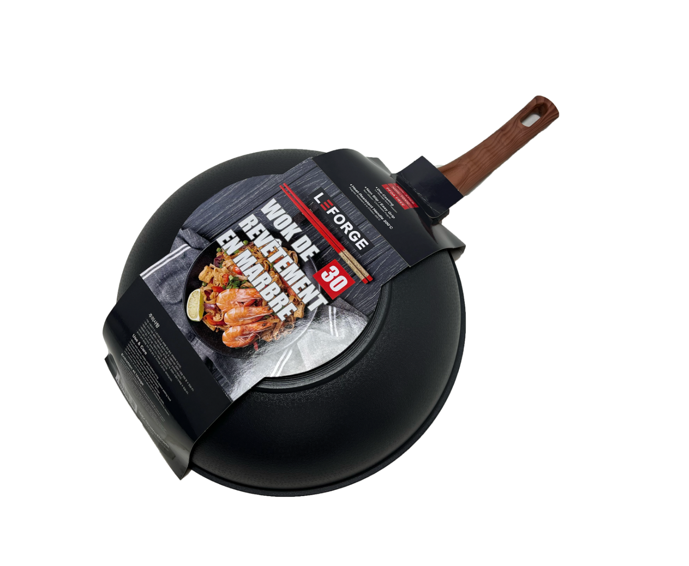 Leforge Wok 30cm (5.4 LITER)