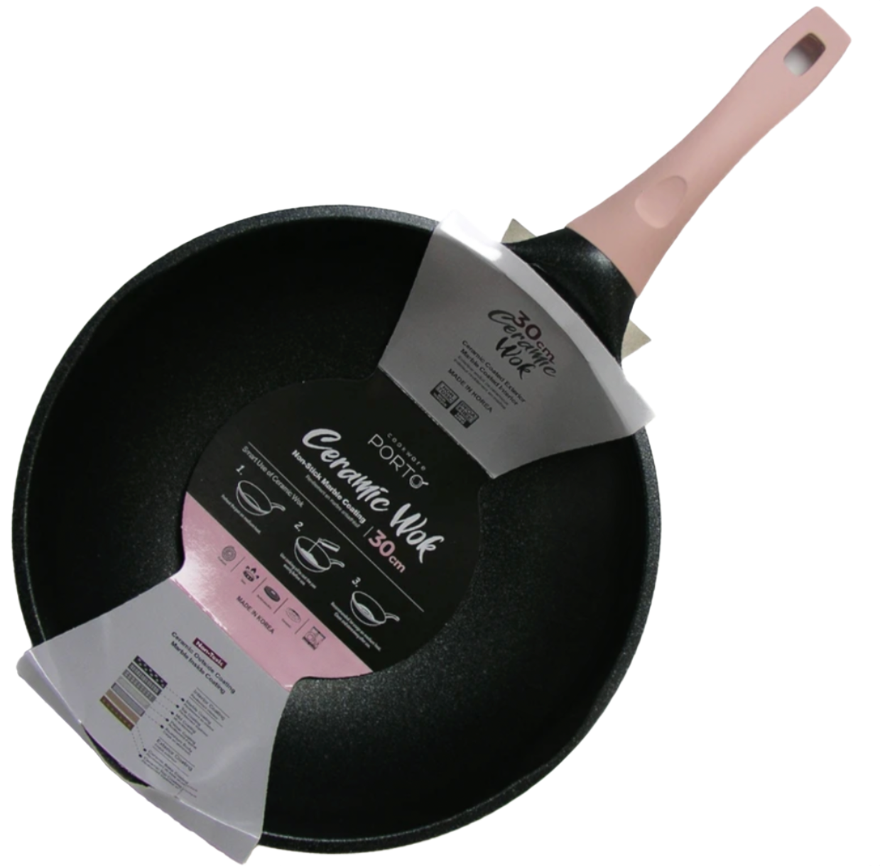 Porto Ceramic Wok 30cm (5.4 LITER)