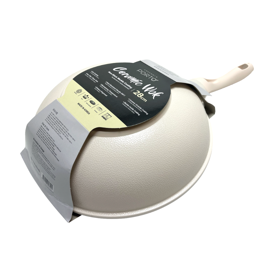 Porto Ceramic Wok 28cm (4.3 LITER)