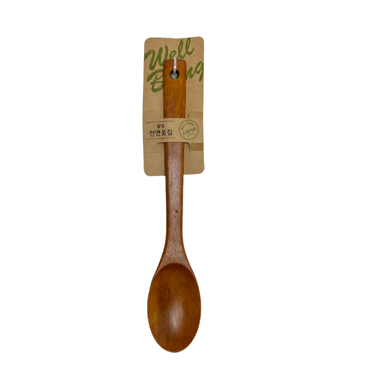 Lacquered Wood Cooking Spoon
